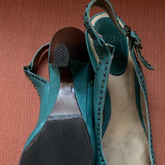 Frye slingback peep toe sandals - Picture 5 of 12